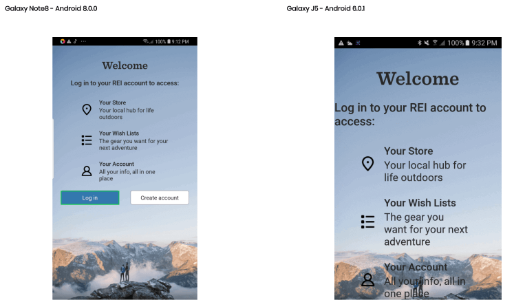 UI Remediation window