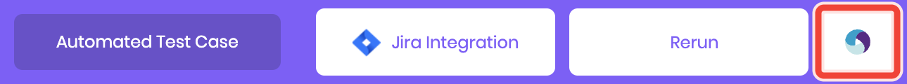 Session overview tabs, including Automated Test Case, Jira Integration, Rerun, and the Appium Export icon.