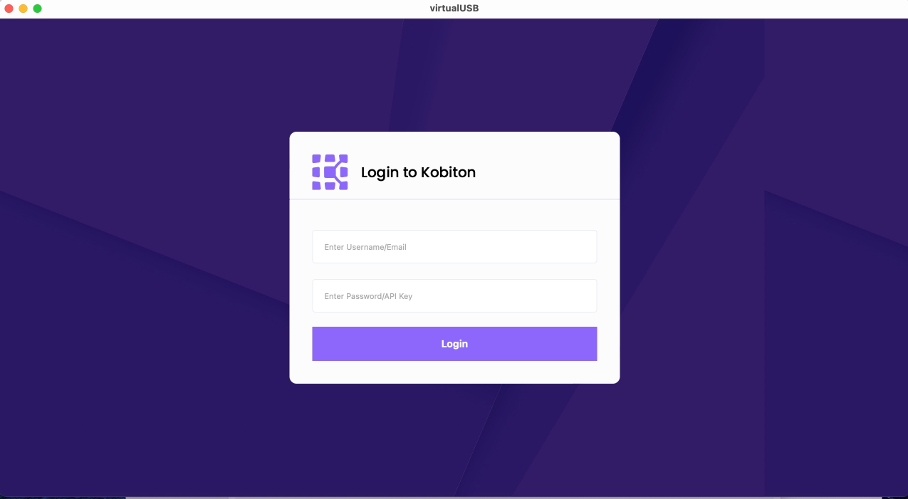 A context to launching virtualUSB