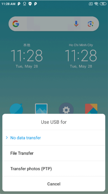 Alternate Allow USB debugging popup on the similar device screens