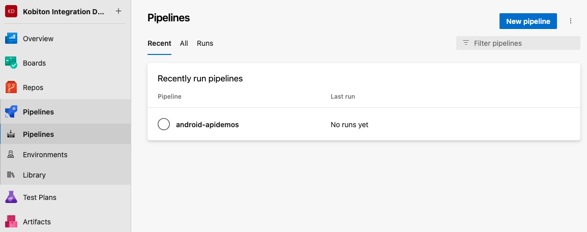 Select your pipeline