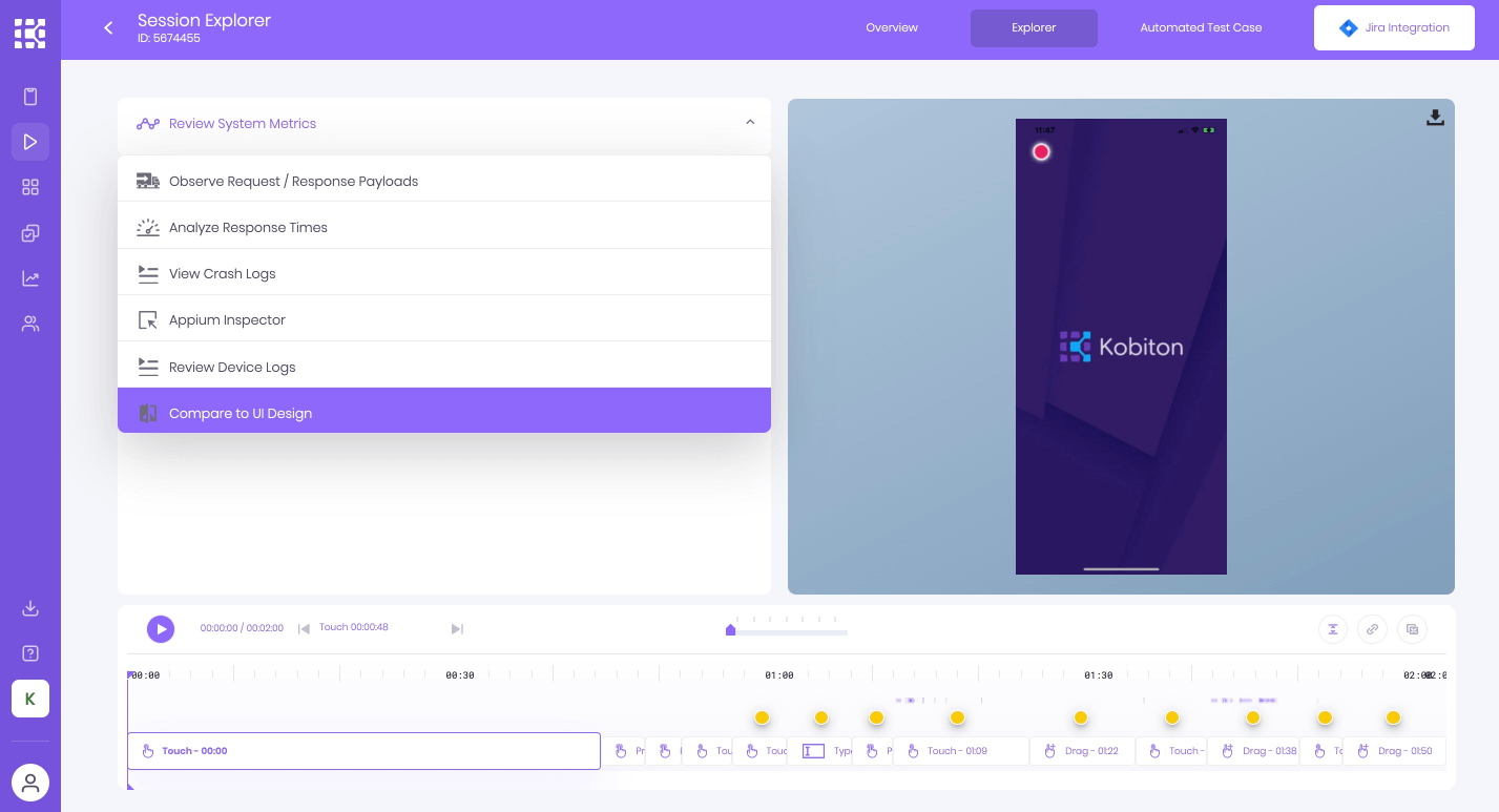Select Compare to UI Design