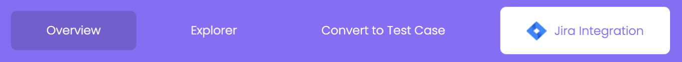 The Jira Integration button in Session Overview