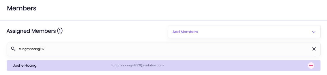 Remove a user from a role