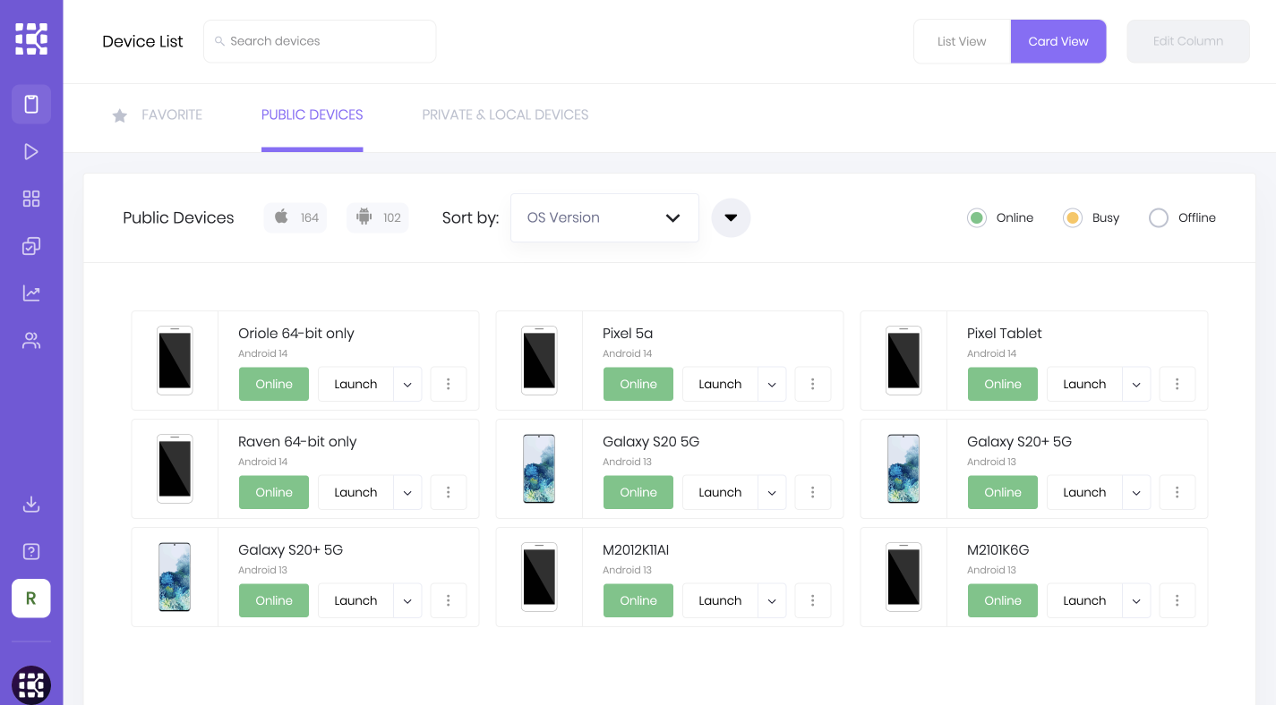 New portal navigation layout