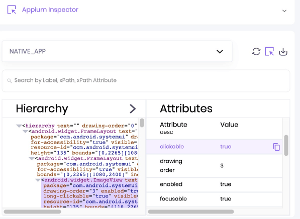 Hover over a specific attribute and to copy it to your clipboard