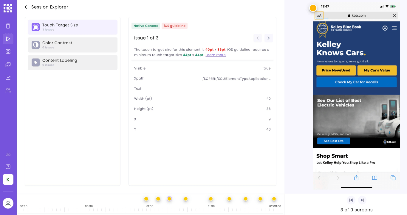After select View Details button